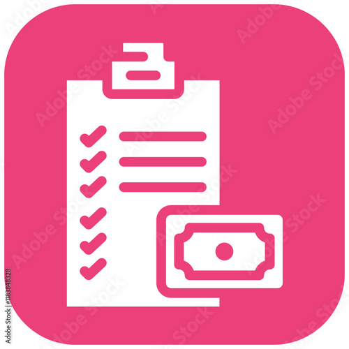 Bribery Briefing vector icon illustration of Corruption iconset.