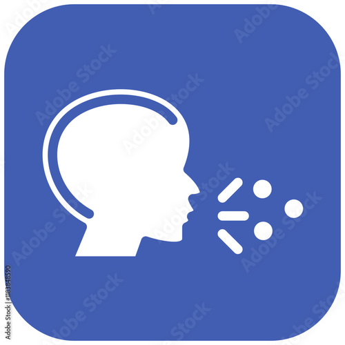 Infectious Droplets vector icon illustration of Infectious Diseases iconset.