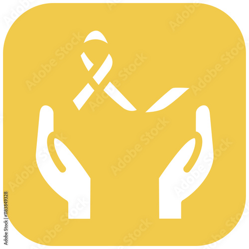Cancer Survivor vector icon illustration of Chemotherapy iconset.