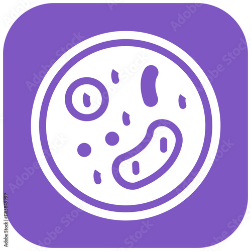 Plant Cell vector icon illustration of Lab iconset.