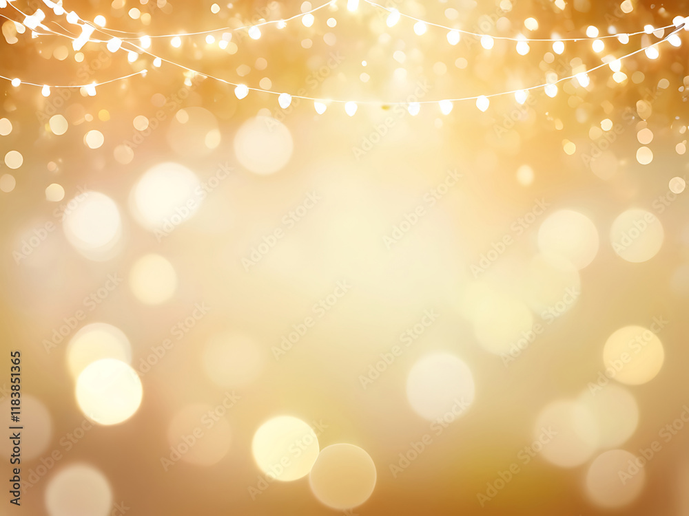Abstract cream background with blurry festival lights and outdoor celebration bokeh,decoration, bright, ai Abstract cream background with blurry festival lights and outdoor celebration bokeh,decoration, bright, ai