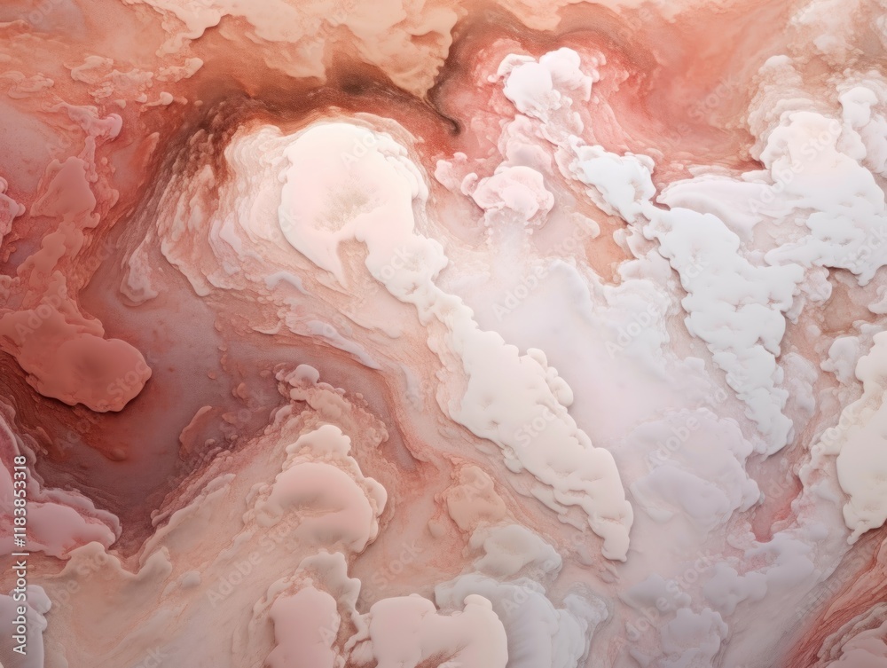 Fototapeta premium Pink marble ink paint abstraction.