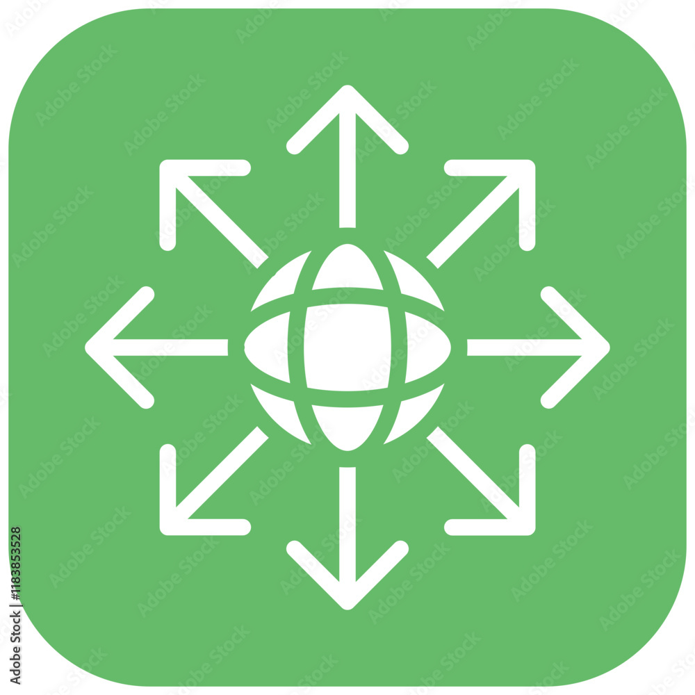 Network Expansion vector icon illustration of Networking iconset. Network Expansion vector icon illustration of Networking iconset.