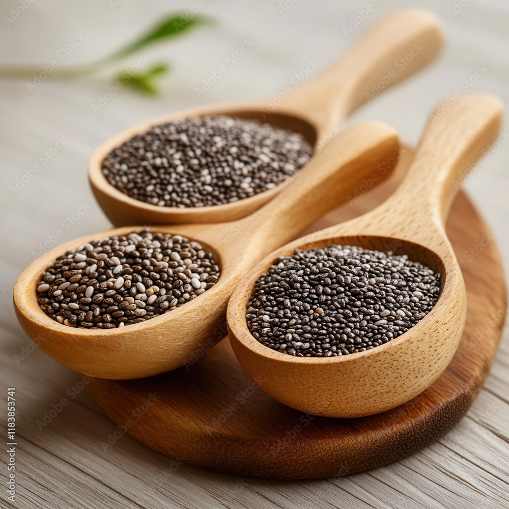 Chia seed harvesting process kitchen food photography natural light close-up healthy nutrition Chia seed harvesting process kitchen food photography natural light close-up healthy nutrition
