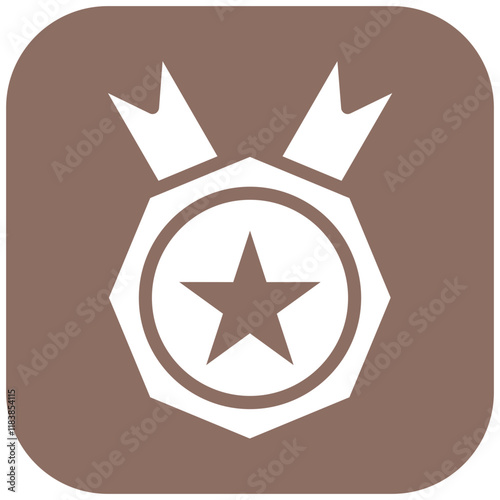 Excellence vector icon illustration of Leadership iconset.