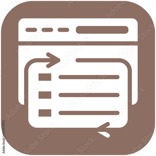 Limited Options vector icon illustration of No Code iconset.