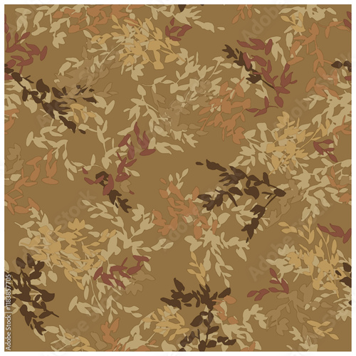 floral leaves pattern design 