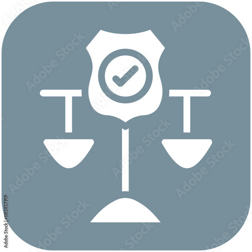 Legal vector icon illustration of Law & Legislation iconset.