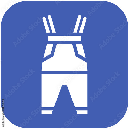 Waders vector icon illustration of Fishing iconset.