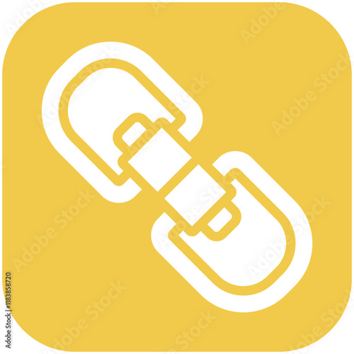 Swivel vector icon illustration of Fishing iconset.