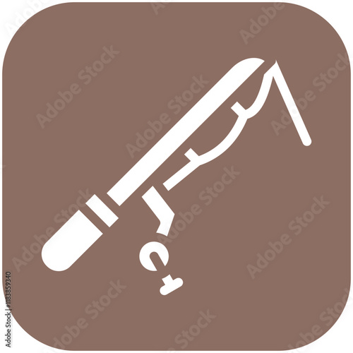 Fishing Gear vector icon illustration of Fishing iconset.