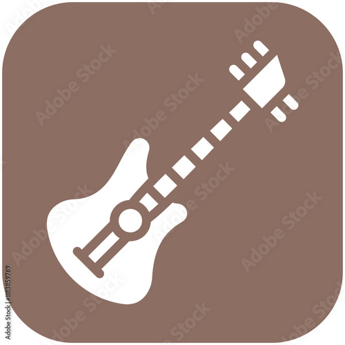 Bass vector icon illustration of Fishing iconset.