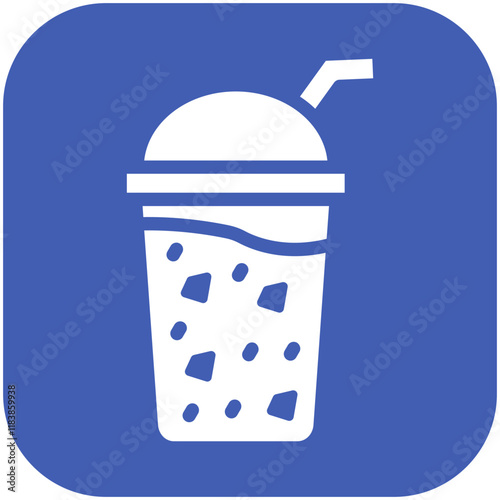 Smoothie vector icon illustration of Street Food iconset.