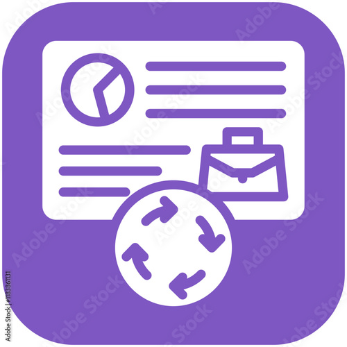 Refresher Training vector icon illustration of Business Training iconset.