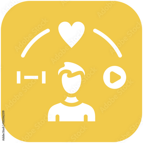 Lifestyle vector icon illustration of Gig Economy iconset.