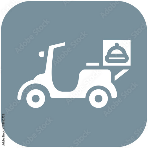 Food Delivery vector icon illustration of Gig Economy iconset.