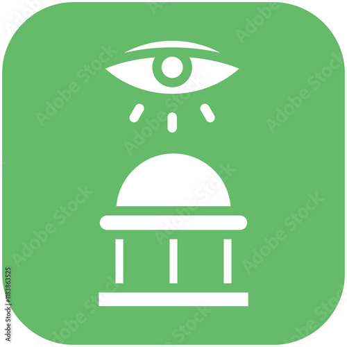 Political Views vector icon illustration of Generation Gap iconset.