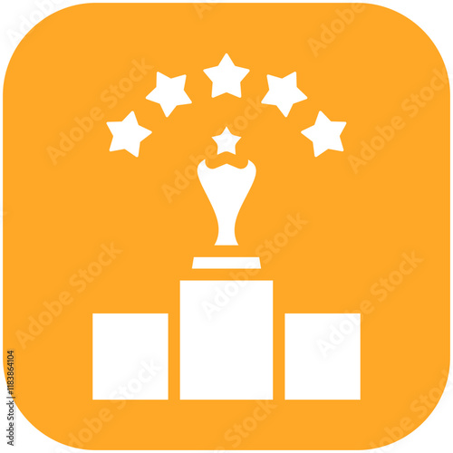 Top Performer vector icon illustration of Award Events iconset.