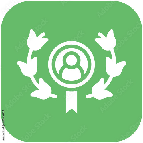 Outstanding Achievement vector icon illustration of Award Events iconset.