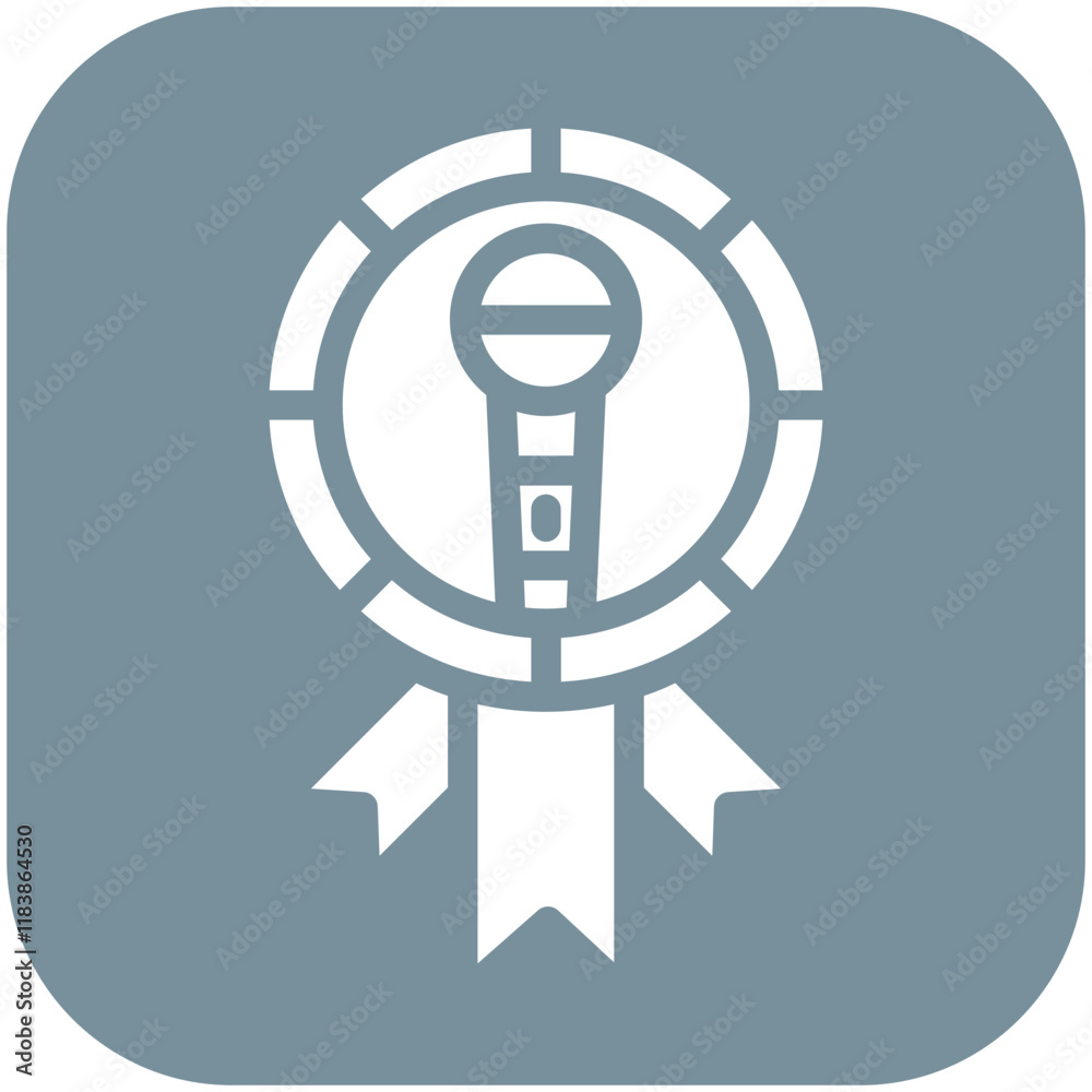 Journalism Award vector icon illustration of Award Events iconset. Journalism Award vector icon illustration of Award Events iconset.