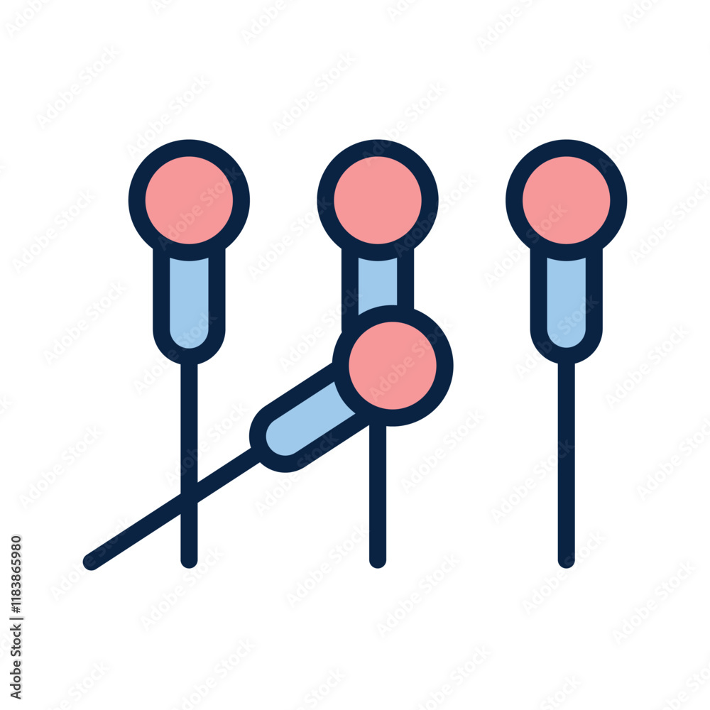 Acupuncture needles for holistic healing and wellness therapy