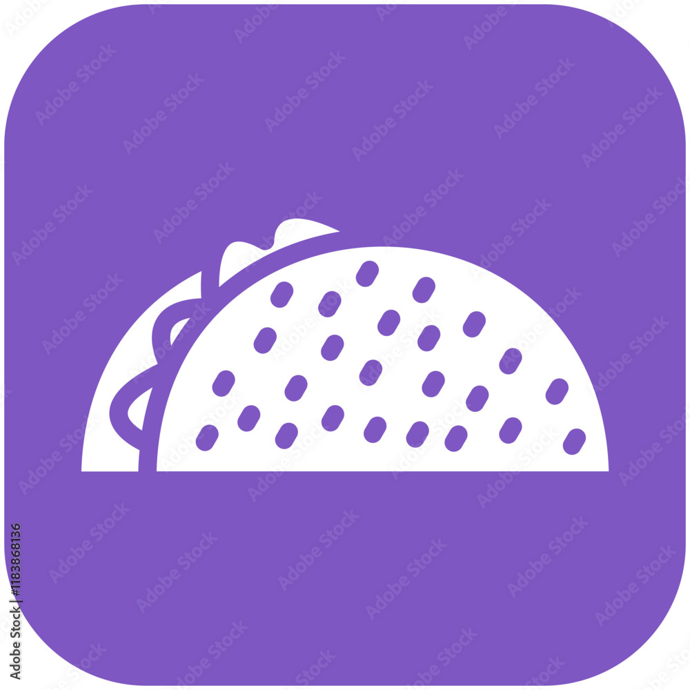 Taco Bar vector icon illustration of Catering iconset. Taco Bar vector icon illustration of Catering iconset.