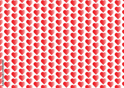 Seamless pattern with hearts