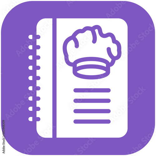 Recipe vector icon illustration of Catering iconset.