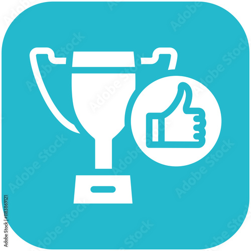 Success vector icon illustration of Achievements iconset.