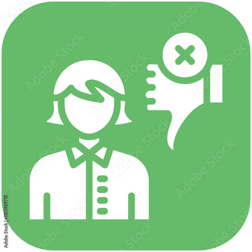 Failure vector icon illustration of Achievements iconset.