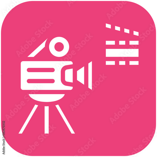 Production vector icon illustration of Filmmaking iconset.