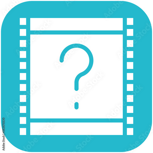 Mystery vector icon illustration of Filmmaking iconset.