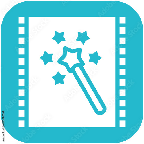 Fantasy vector icon illustration of Filmmaking iconset.