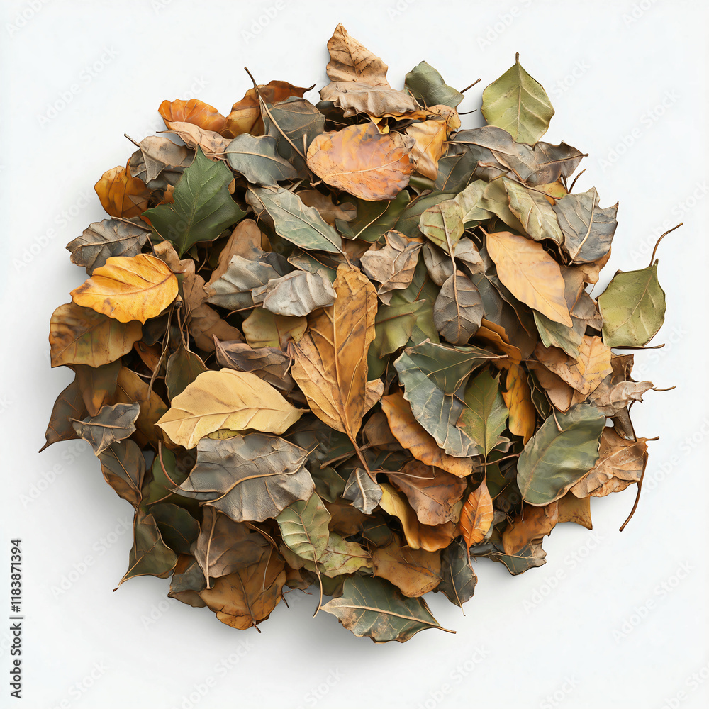 Vibrant autumn leaves creating a colorful pile in natural setting during fall season Vibrant autumn leaves creating a colorful pile in natural setting during fall season