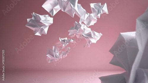 Abstract Paper Dance