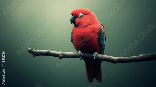 Crimson Birds Gentle Sway