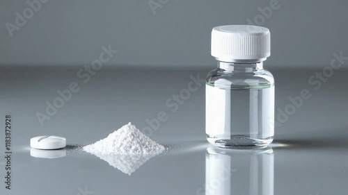 Dissolution process from tablet to powder