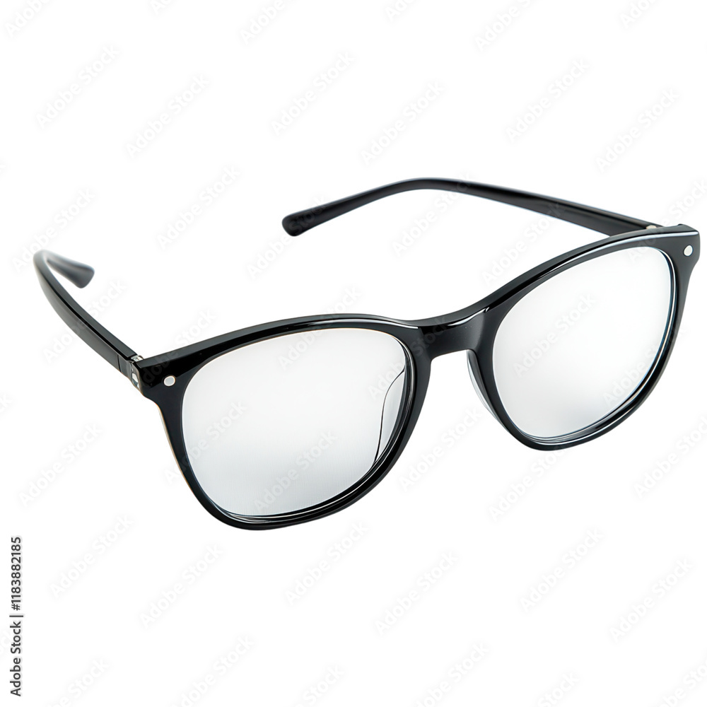 Sleek reading glasses on a clean white background, modern design, perfect for enhancing visual clarity and style Sleek reading glasses on a clean white background, modern design, perfect for enhancing visual clarity and style