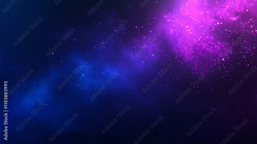 Fototapeta premium Dark blue purple glowing grainy gradient background