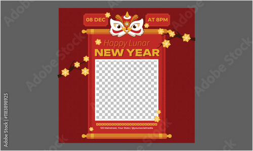 Lunar New Year Socials Media
