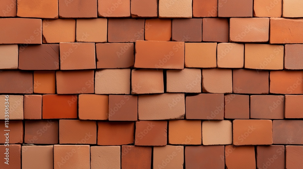 Obraz premium Rustic Brick Wall with Textured Surface and Classic Architectural Design