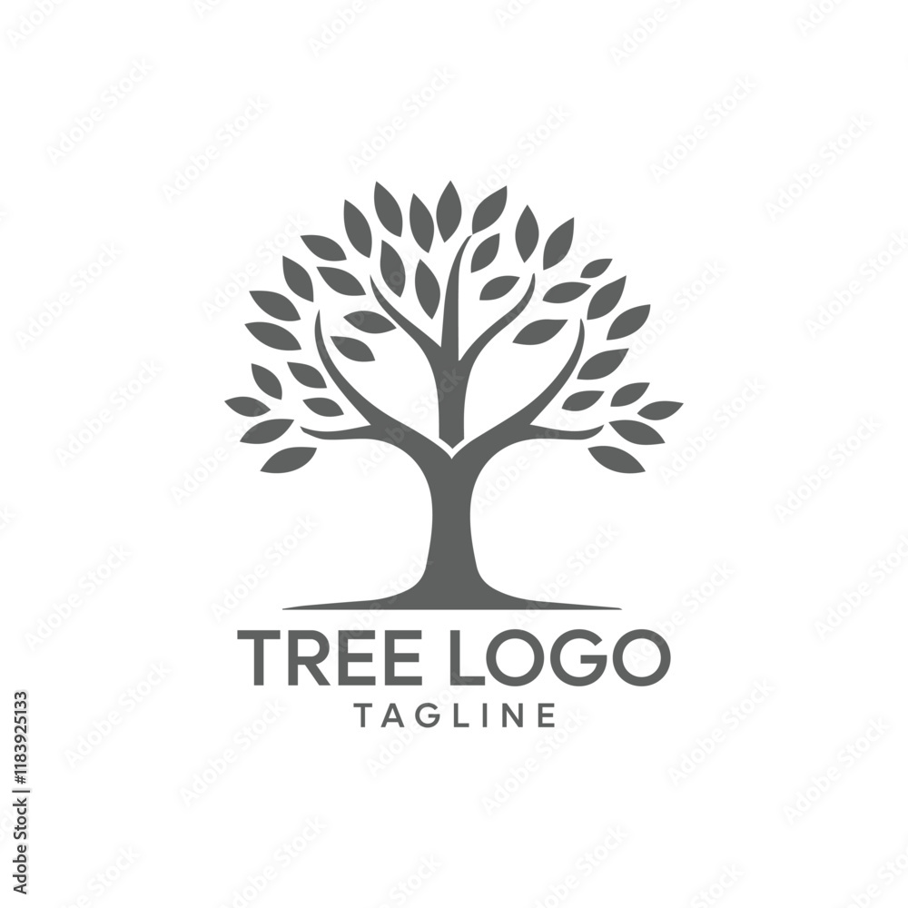 Fototapeta premium vector black tree of live icon on white background