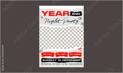 Year End Party Flyer