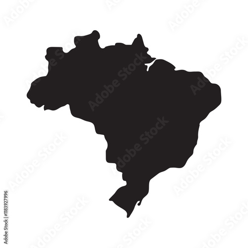 Brazil Map Icon