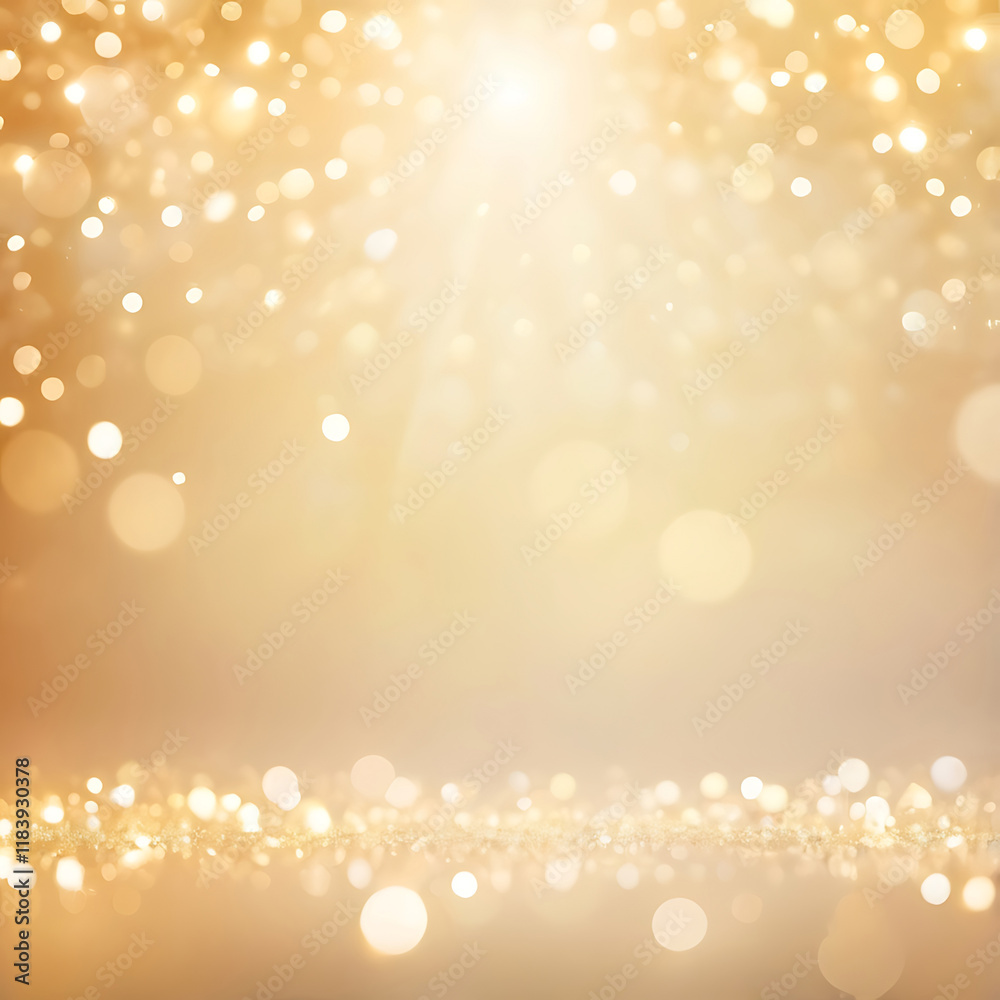 Abstract cream background with blurry festival lights and outdoor celebration bokeh,decoration, bright, ai Abstract cream background with blurry festival lights and outdoor celebration bokeh,decoration, bright, ai
