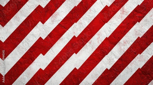 Minimalist Red and White Diagonal Pattern Design
