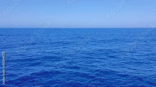 Wallpaper Mural Calm blue ocean waves view Torontodigital.ca