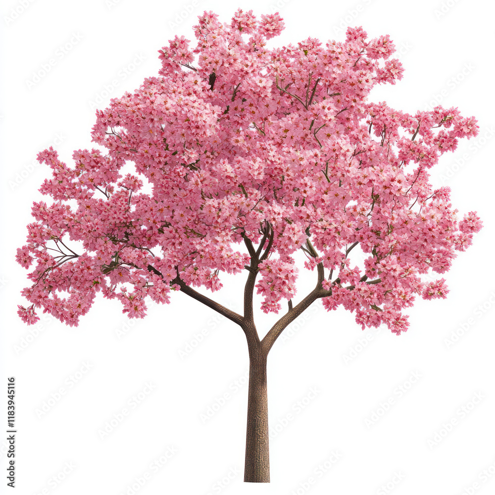 Fototapeta premium pink cherry tree