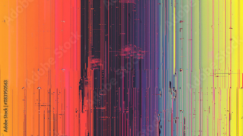 Unique Glitch grainy Abstract blurred gradient background texture digital noise Glitch Damage. Coarse rough surface glitch noise texture with artifacts dust. Backgound design. Overlay, cover, poster
