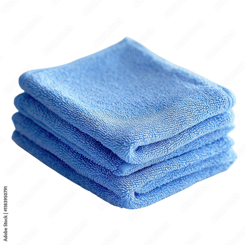 Soft microfiber cleaning cloth, neatly folded on a clean white surface, ideal for maintaining device screens and delicate surfaces Soft microfiber cleaning cloth, neatly folded on a clean white surface, ideal for maintaining device screens and delicate surfaces